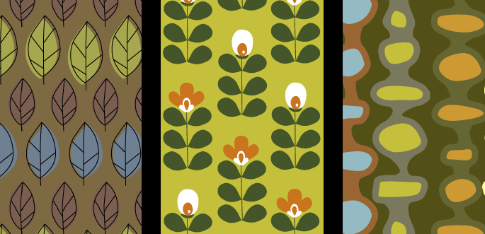 Free Retro Nature PS & AI Pattern Pack