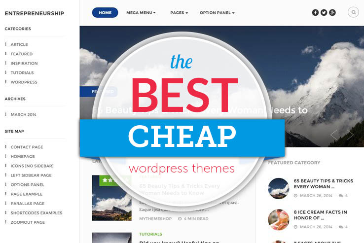 Cheap WordPress Themes