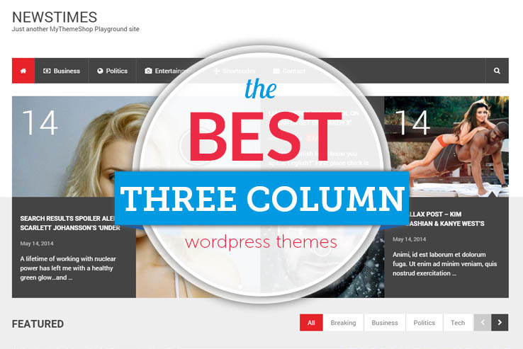 Three Column WordPress Themes