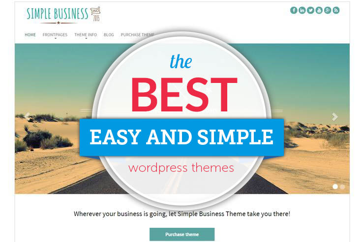 best and simple wordpress themes