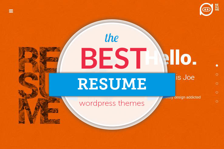 best wordpress resume themes