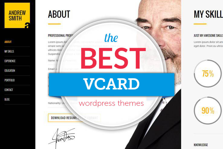 best vcard wordpress themes